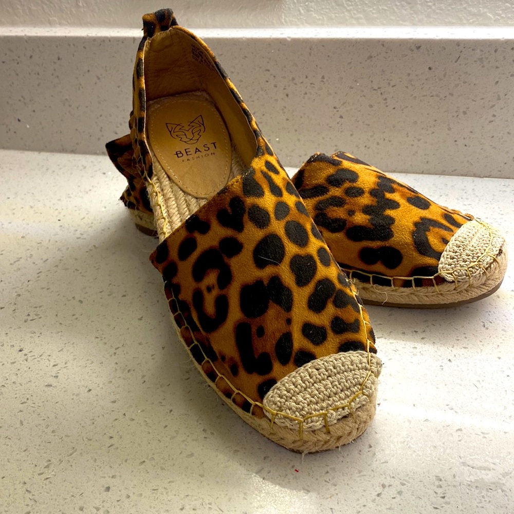 Cheetah espadrilles